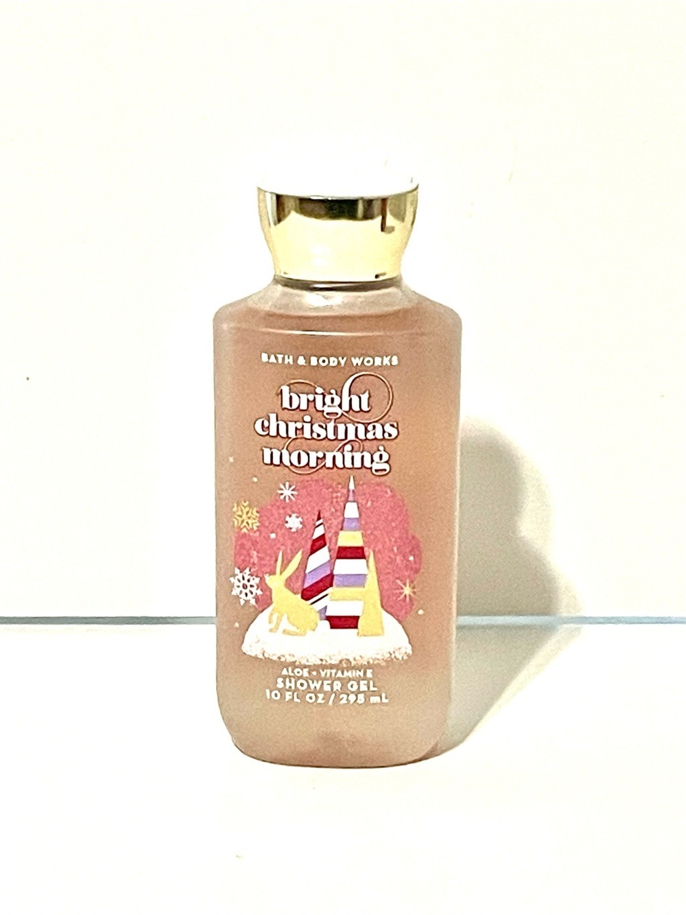 Bath & Body Works Bright Christmas Morning Shower Gel - Pink & Gold